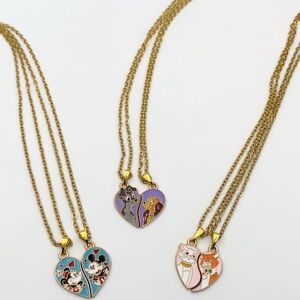 Disney inspired Valentines necklace sets (pick one) best friend necklaces NWT